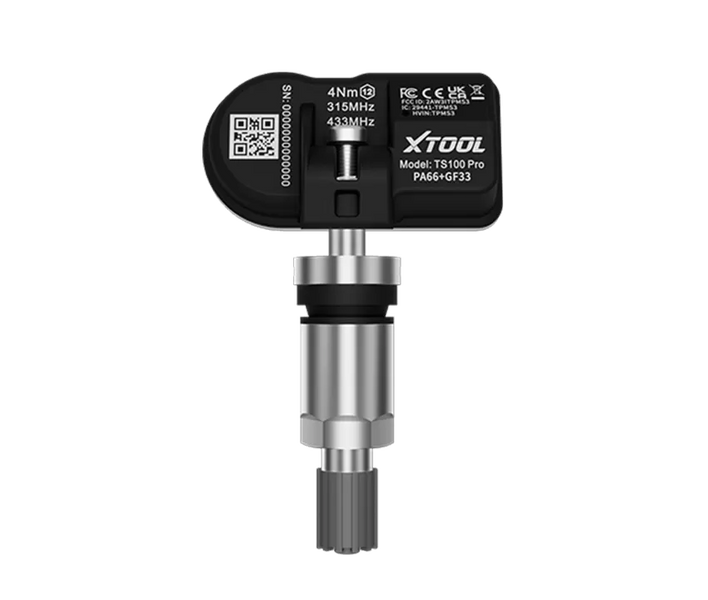 Датчик TPMS XTOOL TS100 Pro (металевий вентиль, 315/433 МГц, всі марки) 11570 фото