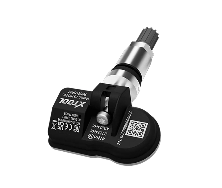 Датчик TPMS XTOOL TS100 Pro (металевий вентиль, 315/433 МГц, всі марки) 11570 фото