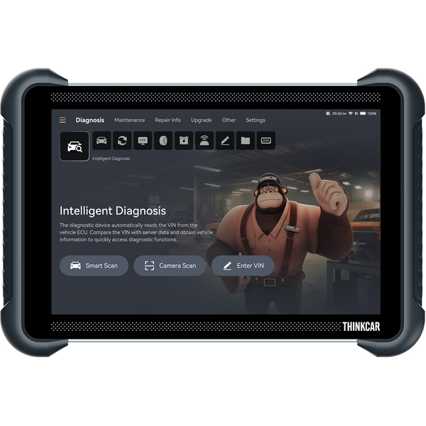 Автосканер Thinkcar Thinktool Expert 391 (ИИ, все системы, 40+ сервисных функций, 2 года обновлений, кодирование, тесты, программирование, CAN FD, DoIP, J2534) 11443 фото