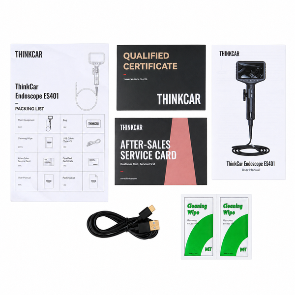 Ендоскоп Thinkcar ES401 (&Oslash;3,9мм, 1 камера, зонд 1м) з артикуляцією 11590 фото