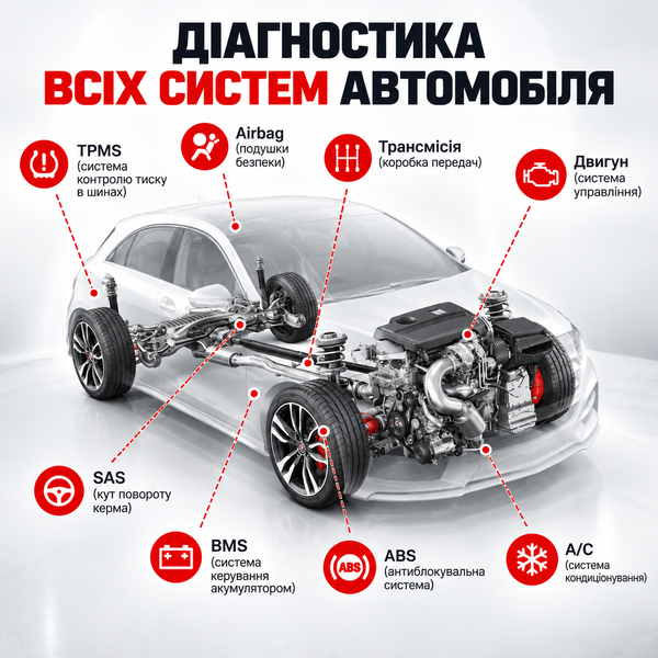 Автосканер Thinkcar ThinkDiag (Android/IOS, всі системи, 15 сервісних функцій, 2 роки оновлень, кодування, тести) 10251 фото