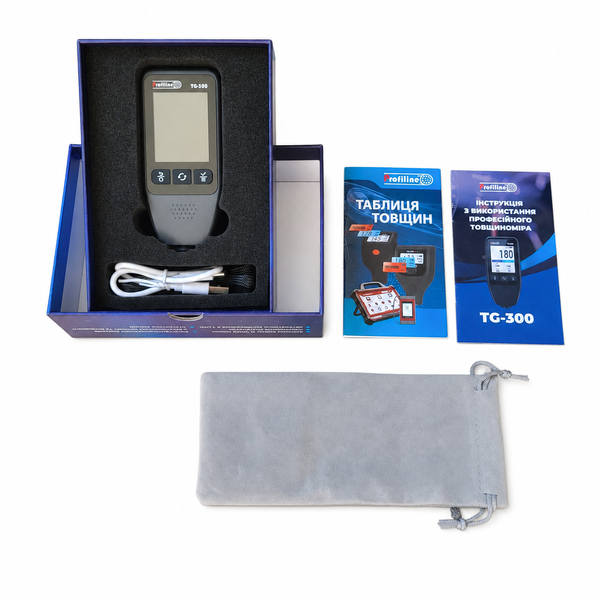 Товщиномір фарби Profiline TG-300 (3000мкм, Fe/Zn/NFe/Putty) 11591 фото